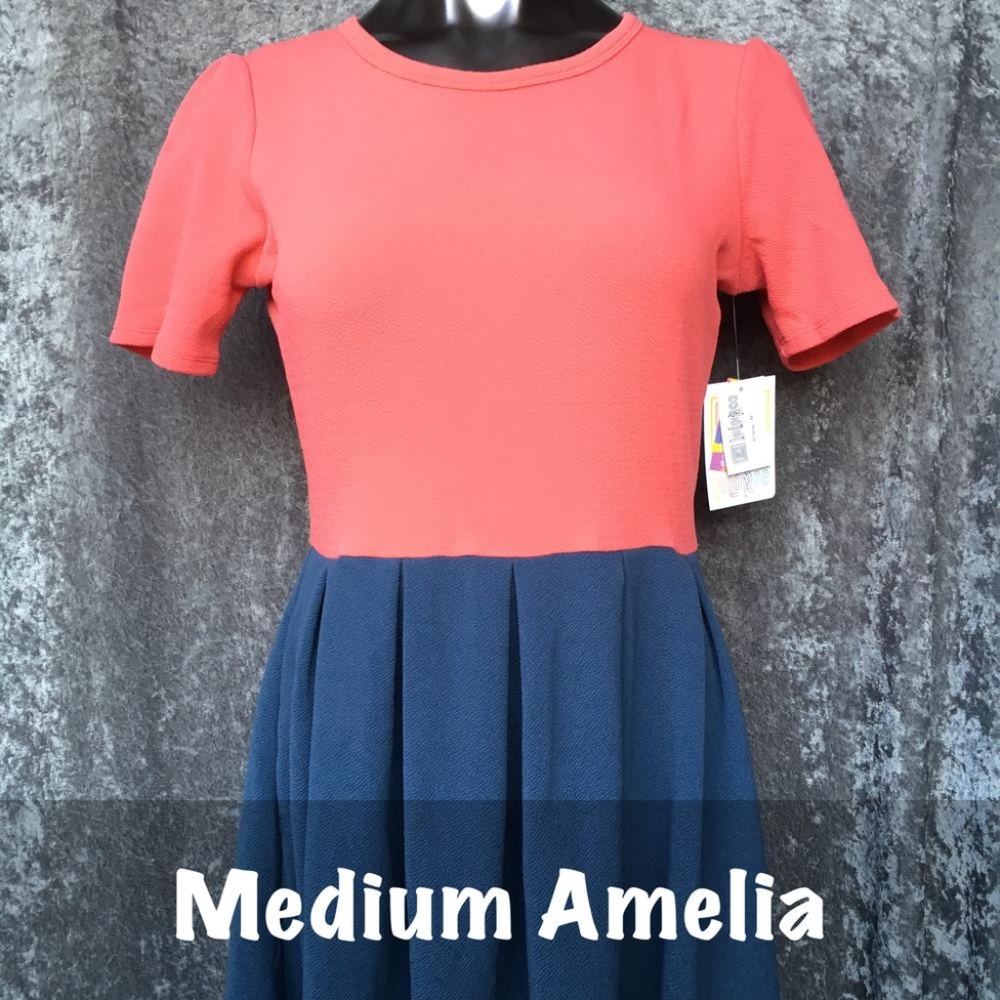 Lularoe Amelia Dress Size Medium